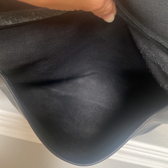 COACH #9134 Vintage Black Leather Large 
Flap Crossbody Shoulder Saddle Bag. - Picture 9 of 9